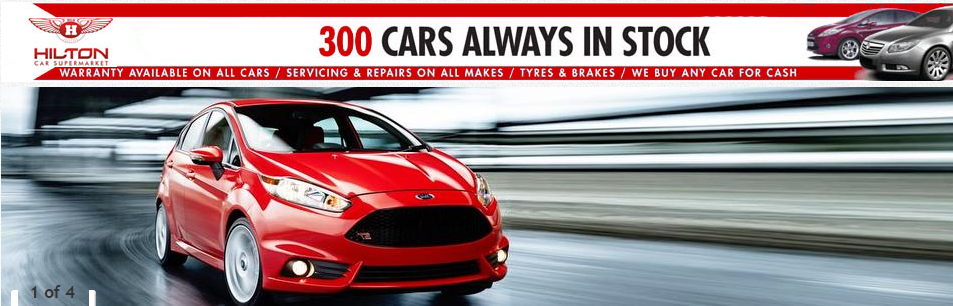 Hilton Car Supermarket banner